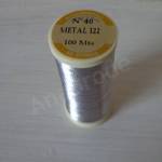 Metallic Thread Fil Au Chinois 40 Silver 122